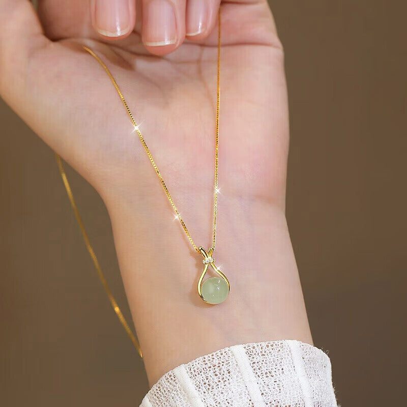 High-end Elegant Lucky Bag Clavicle Pendant Necklace