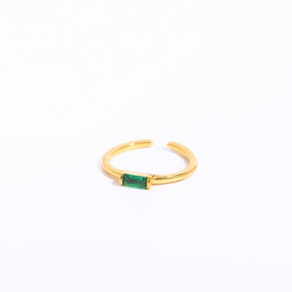 Baguette Birthstone Ring