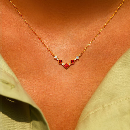 This Girl Is On Fire Flame Necklace
