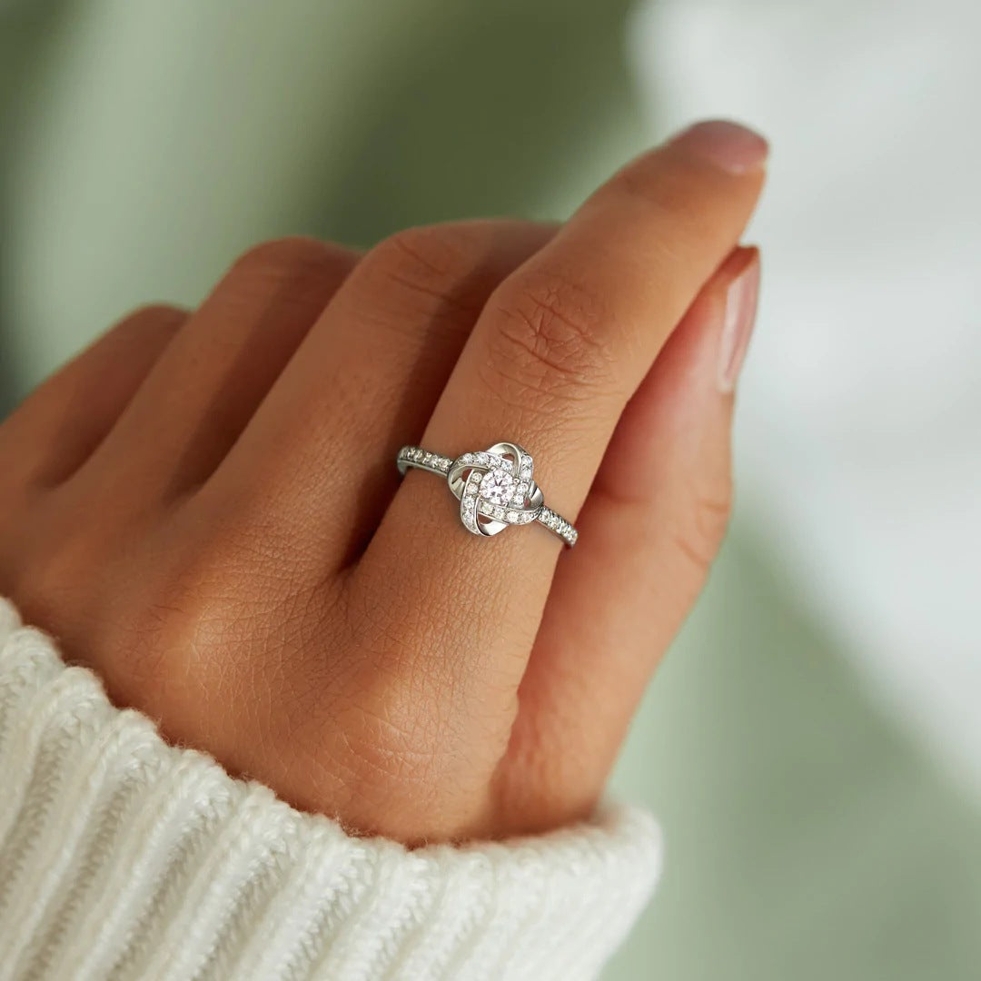 To My Beautiful Daughter - Forever Love Knot Ring