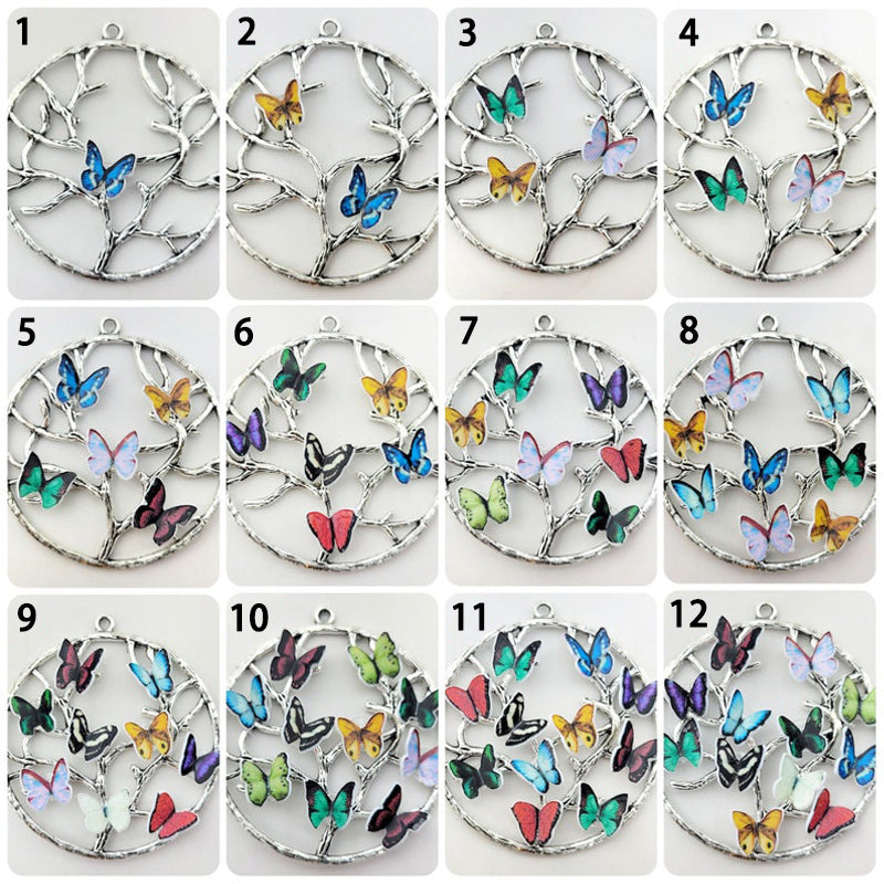 Butterfly Birthstone Necklace