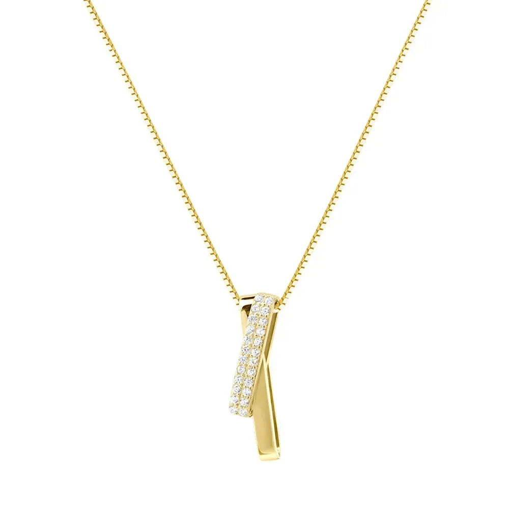 FOR UNBIOLOGICAL DAUGHTER - WE ARE FOREVER LINKED TOGETHER INTERLOCKING NECKLACE