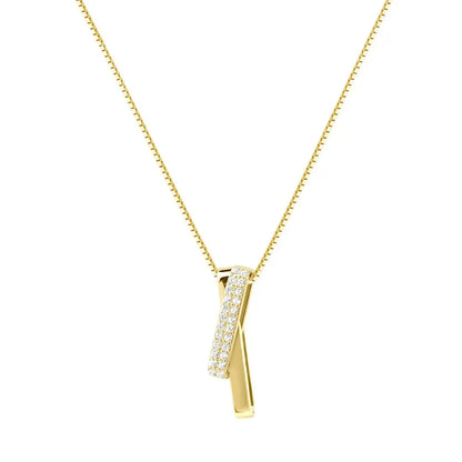 FOR UNBIOLOGICAL DAUGHTER - WE ARE FOREVER LINKED TOGETHER INTERLOCKING NECKLACE