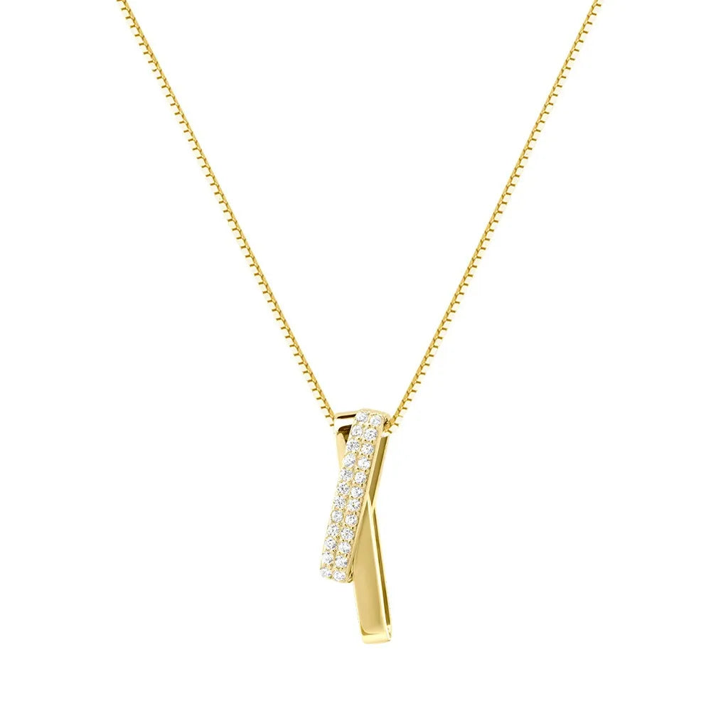 FOR UNBIOLOGICAL DAUGHTER - WE ARE FOREVER LINKED TOGETHER INTERLOCKING NECKLACE