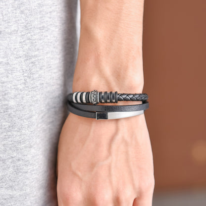 TO MY SON I WILL ALWAYS BE WITH YOU BRACELET