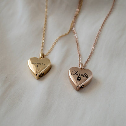 Serenity Heart Urn Necklace