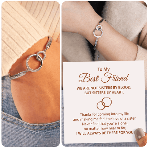 To My Best Friend 'Sisters By Heart' Bracelet
