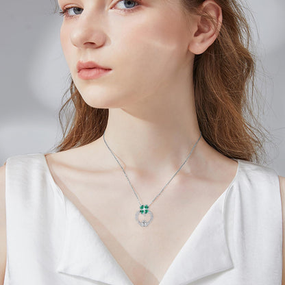 🍀Four Leaf Clover Necklace - St Patricks Day Jewelry