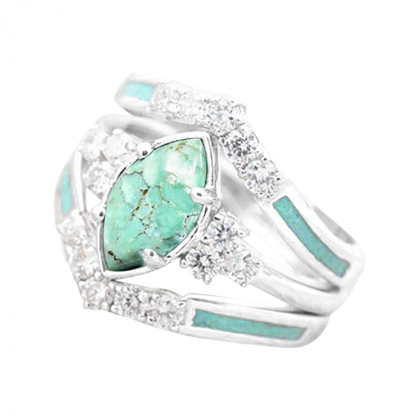 BLACK FRIDAY SALE 60% OFF✨Turquoise Creative 3-Piece Ring