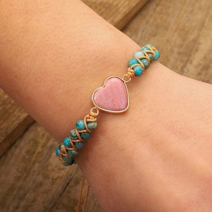 Passionate Heart Jasper Bracelet - The best gift for loved ones
