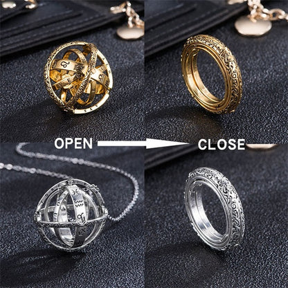 Handmade Anxiety Relief Sphere Spinner Ring