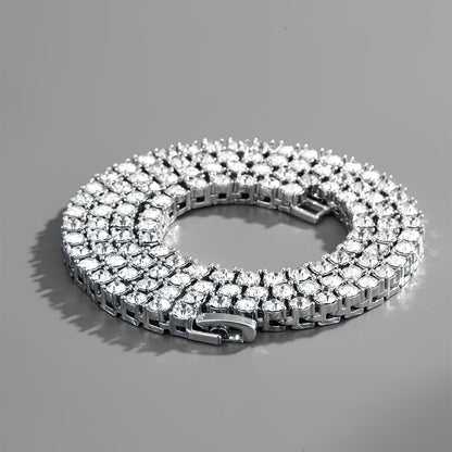 Iced Out Bling CZ Cubic Zirconia Tongue Necklace
