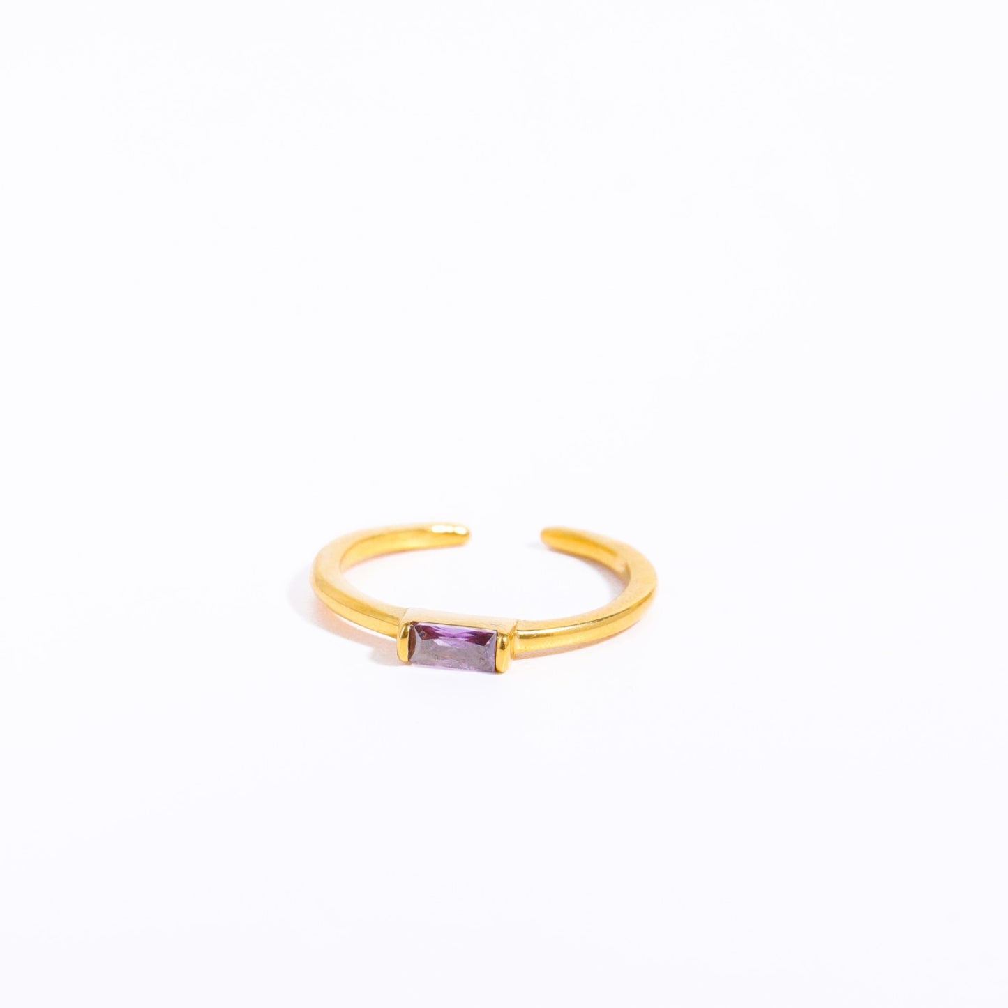 Baguette Birthstone Ring