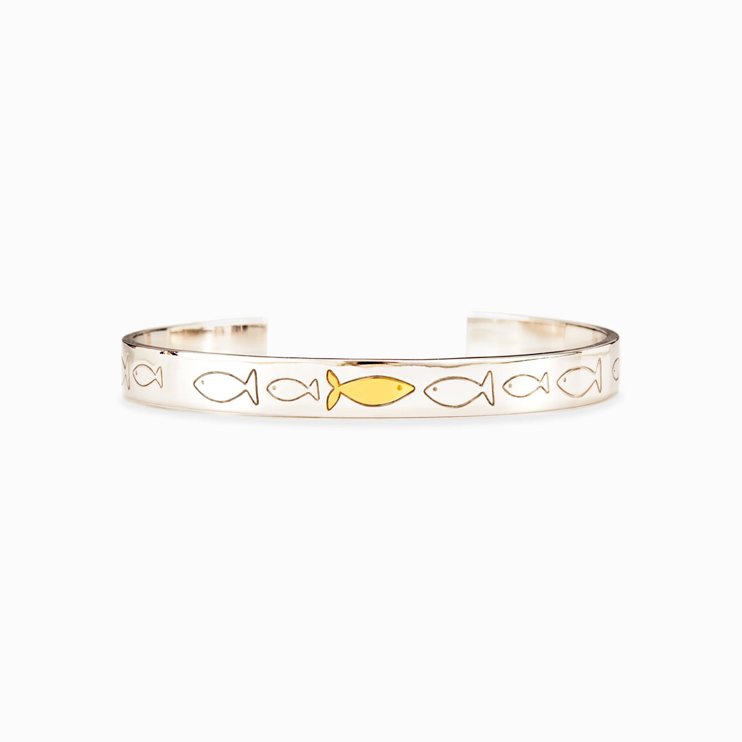 Swimming Against The Current Bangle