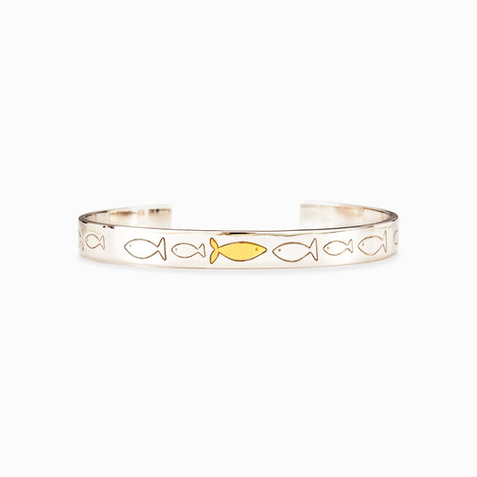 Swimming Against The Current Bangle