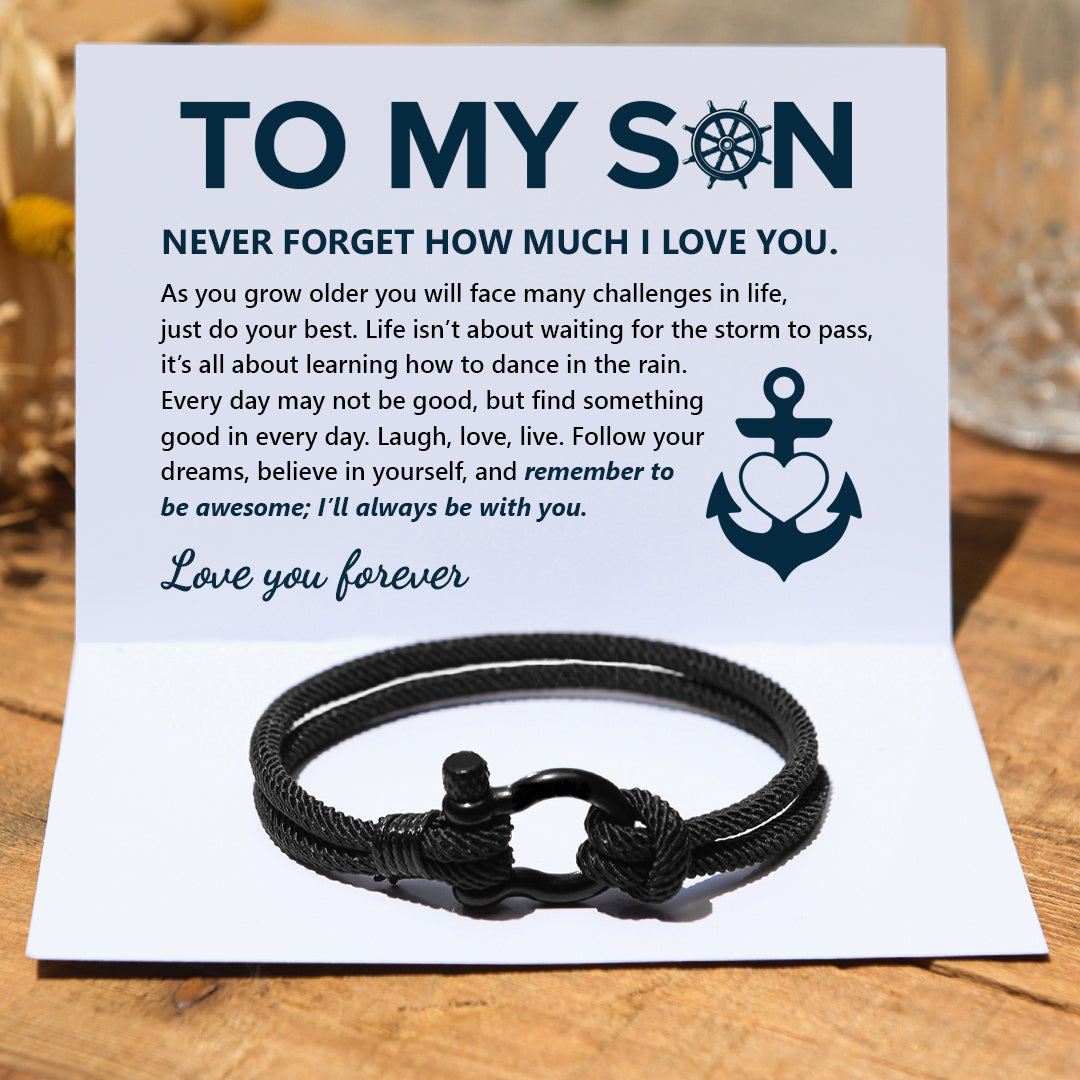 Love You Forever Nautical Bracelet