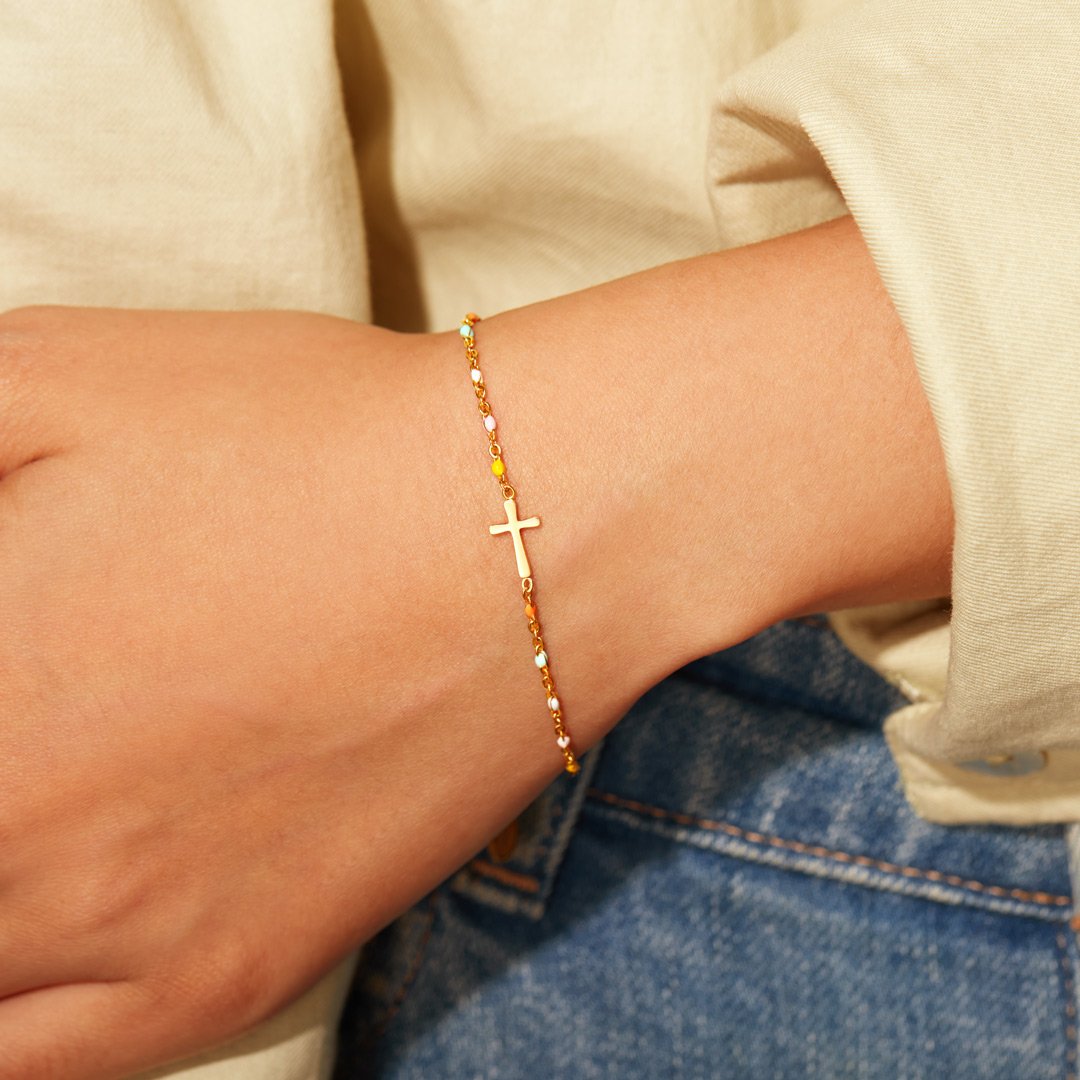 To My Love Cross Bracelet