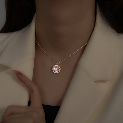 Luxury Crystal Sunflower Fidget Necklace
