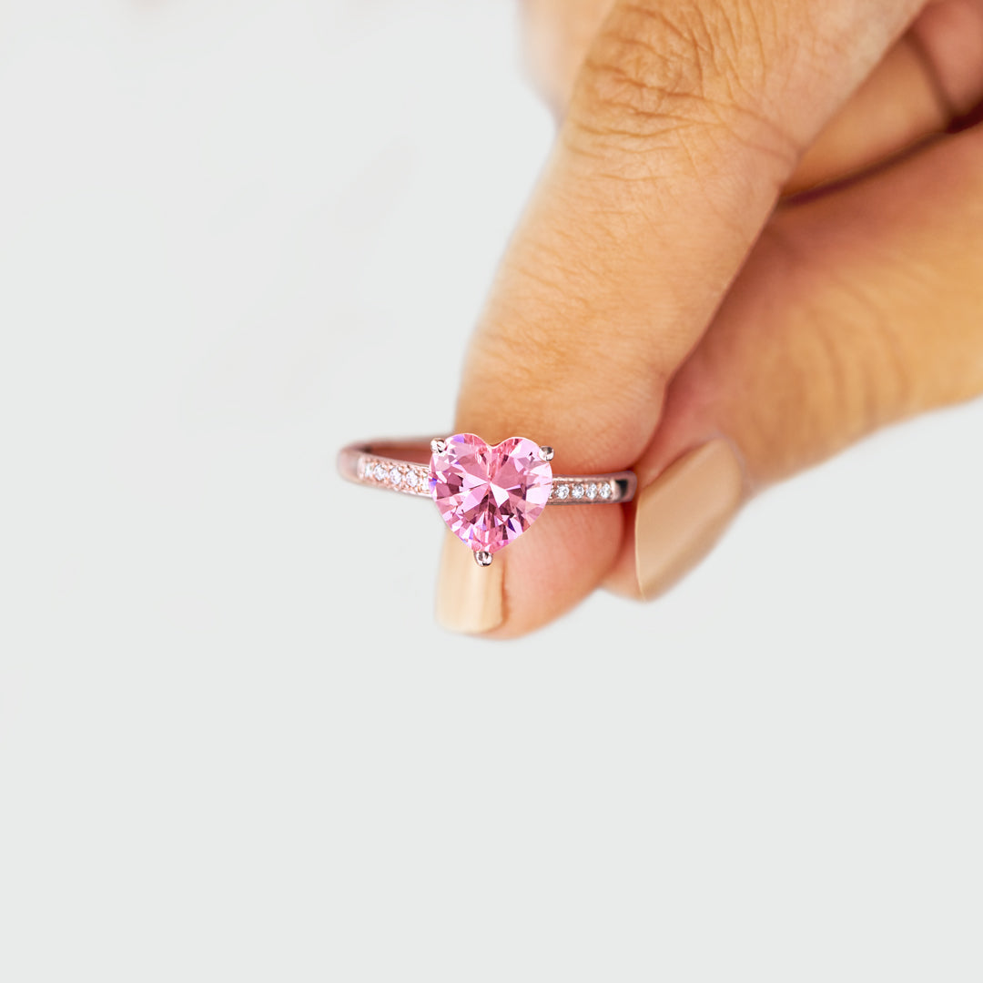 Go With All Your Heart Solitaire Ring