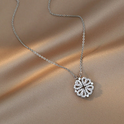 🍀Lucky Four Leaf Clover Heart Necklace