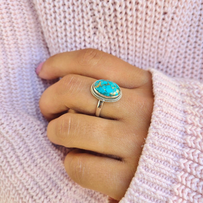 Gorgeous Boho Turquoise Ring