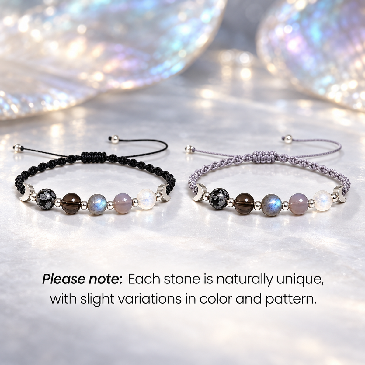 This Too Shall Pass Moon Phases Crystal Bracelet