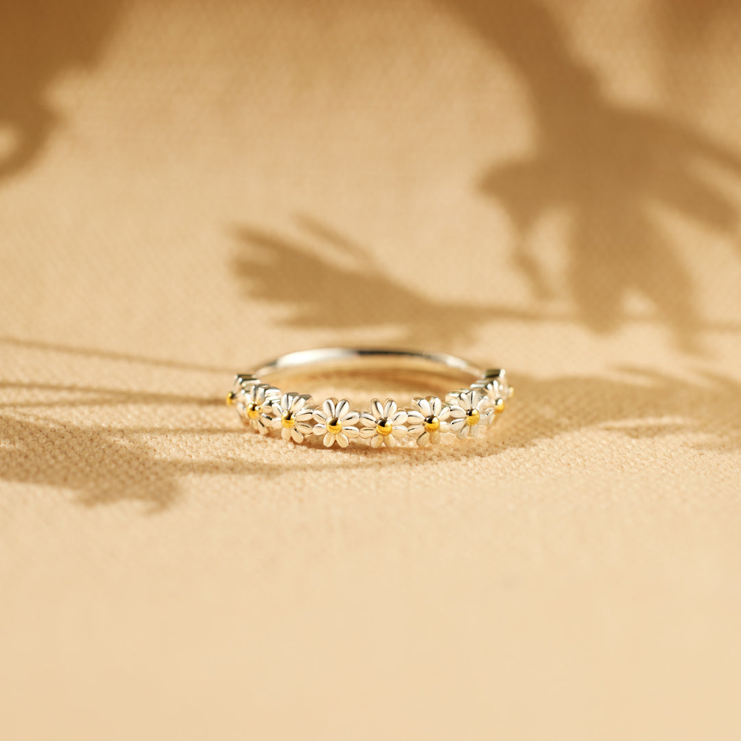 DAISY RING - Gift For Loved One, S925 Sterling Silver