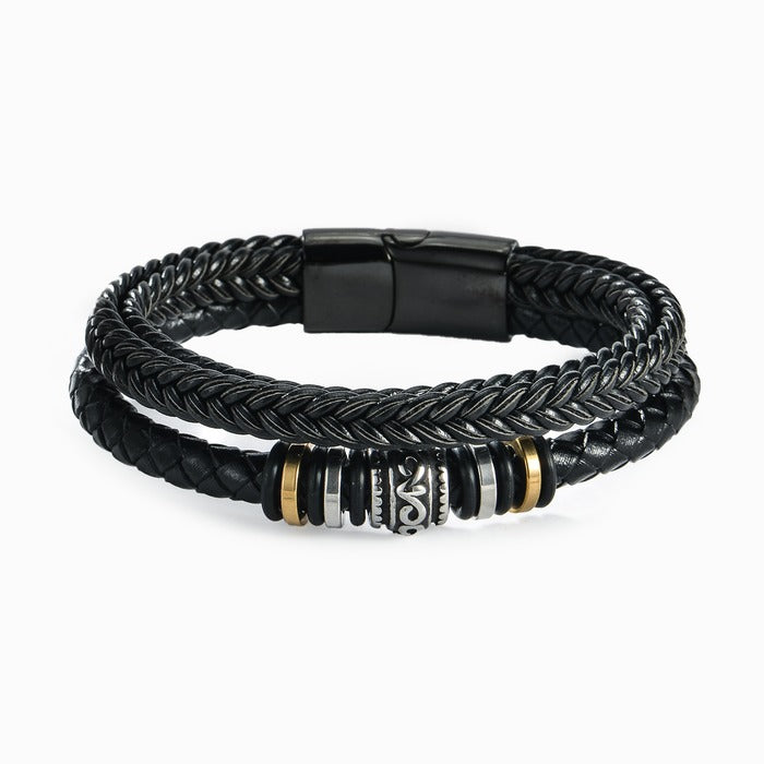 TO MY SON I WILL ALWAYS BE WITH YOU BRACELET