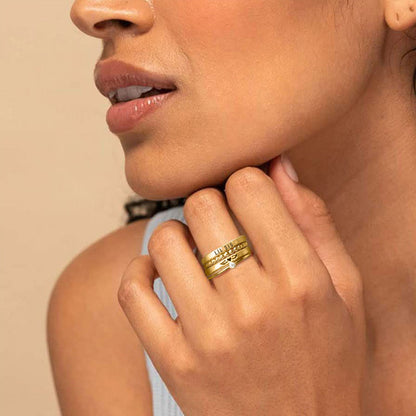 FOR MEMORIAL - S925 I WILL LOVE YOU FOR EVERY SECOND OF MINE CUSTOM NAME WINGS RING