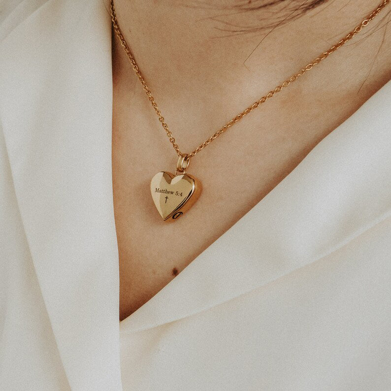 Serenity Heart Urn Necklace