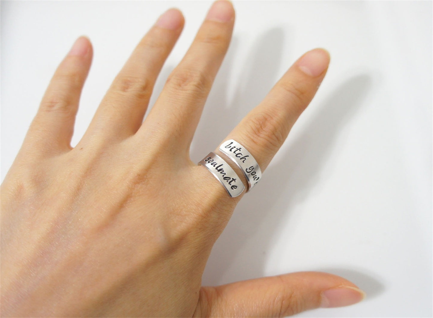 Interesting Inspirational Gift. Motivational Ring. Wrap Ring
