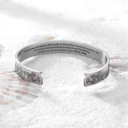 To My Daughter, I Love You Till My Last Breath Bracelet