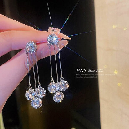 🌟Crystal string earrings