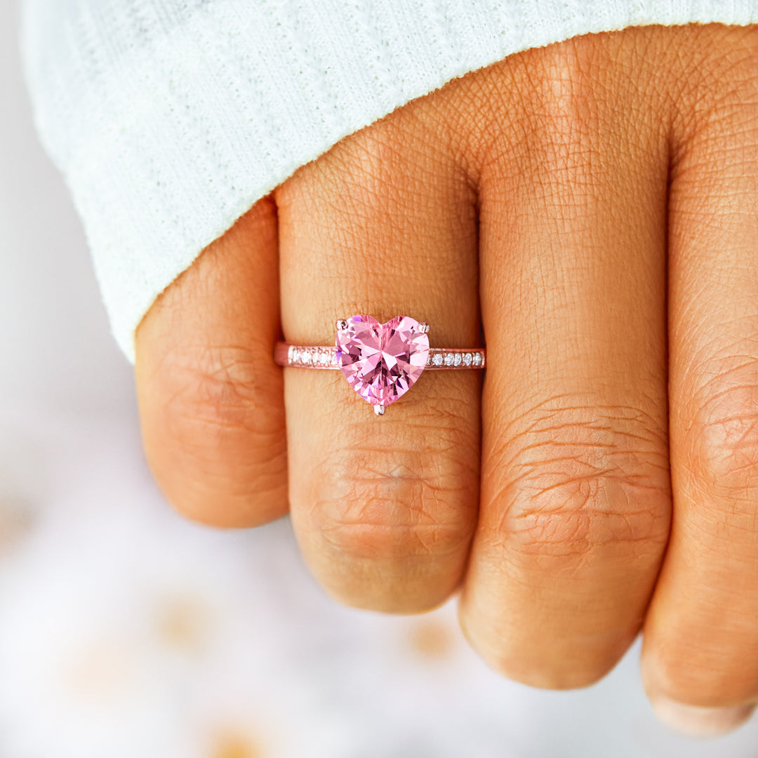 Go With All Your Heart Solitaire Ring