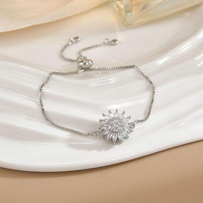 Spinning Sunflower Bracelet for Mom & Grandma | A Gift of Sunshine and Love
