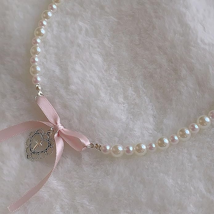 For Love Ones - Pearl Choker Adjustable Necklace