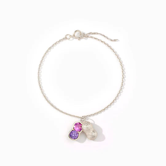 Peanuts In A Pod Birthstone Peanut Bracelet