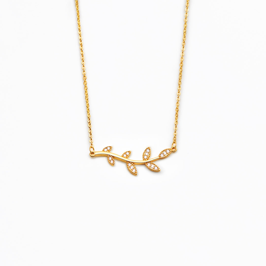 Be-Leaf in Yourself Like I Do Tree Leaf Necklace