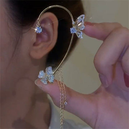 ✨Butterfly Tassel Style Zircon Earrings