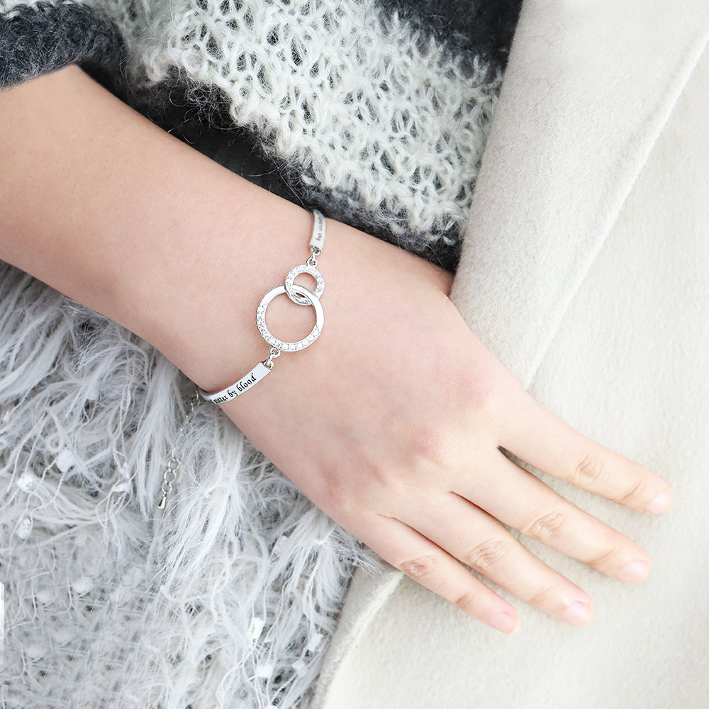 To My Best Friend 'Sisters By Heart' Bracelet