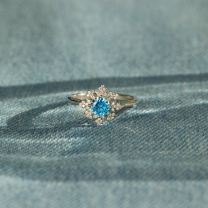 To My Wife Snowflakes Ring