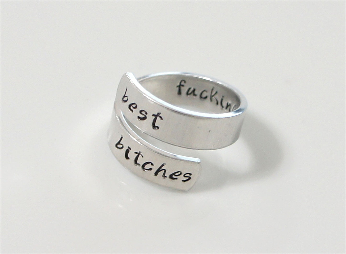 Interesting Inspirational Gift. Motivational Ring. Wrap Ring