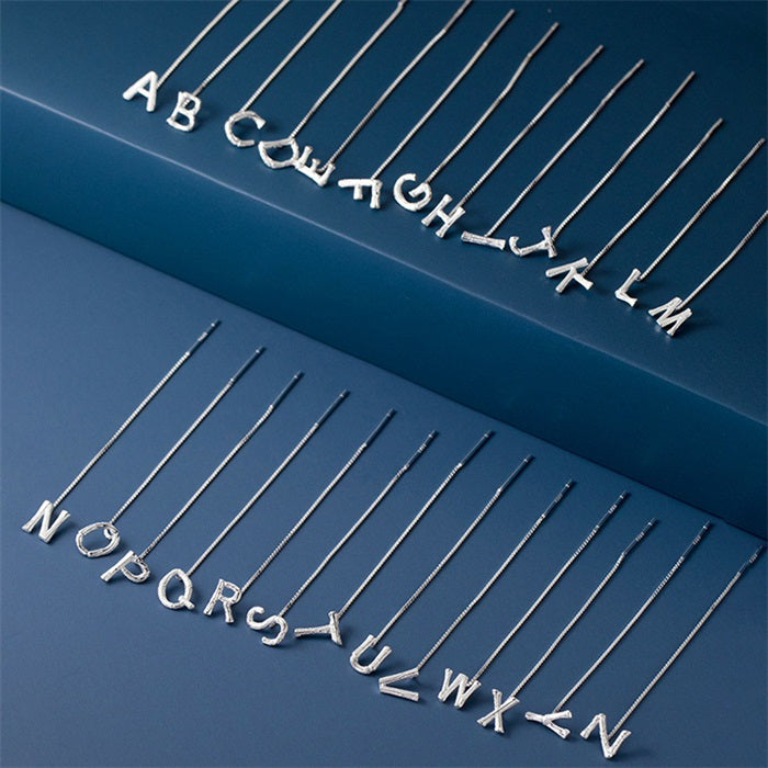 Fashion Shiny Alphabet Earrings