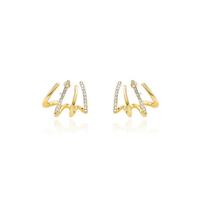 🌹Shiny Crystal Earrings
