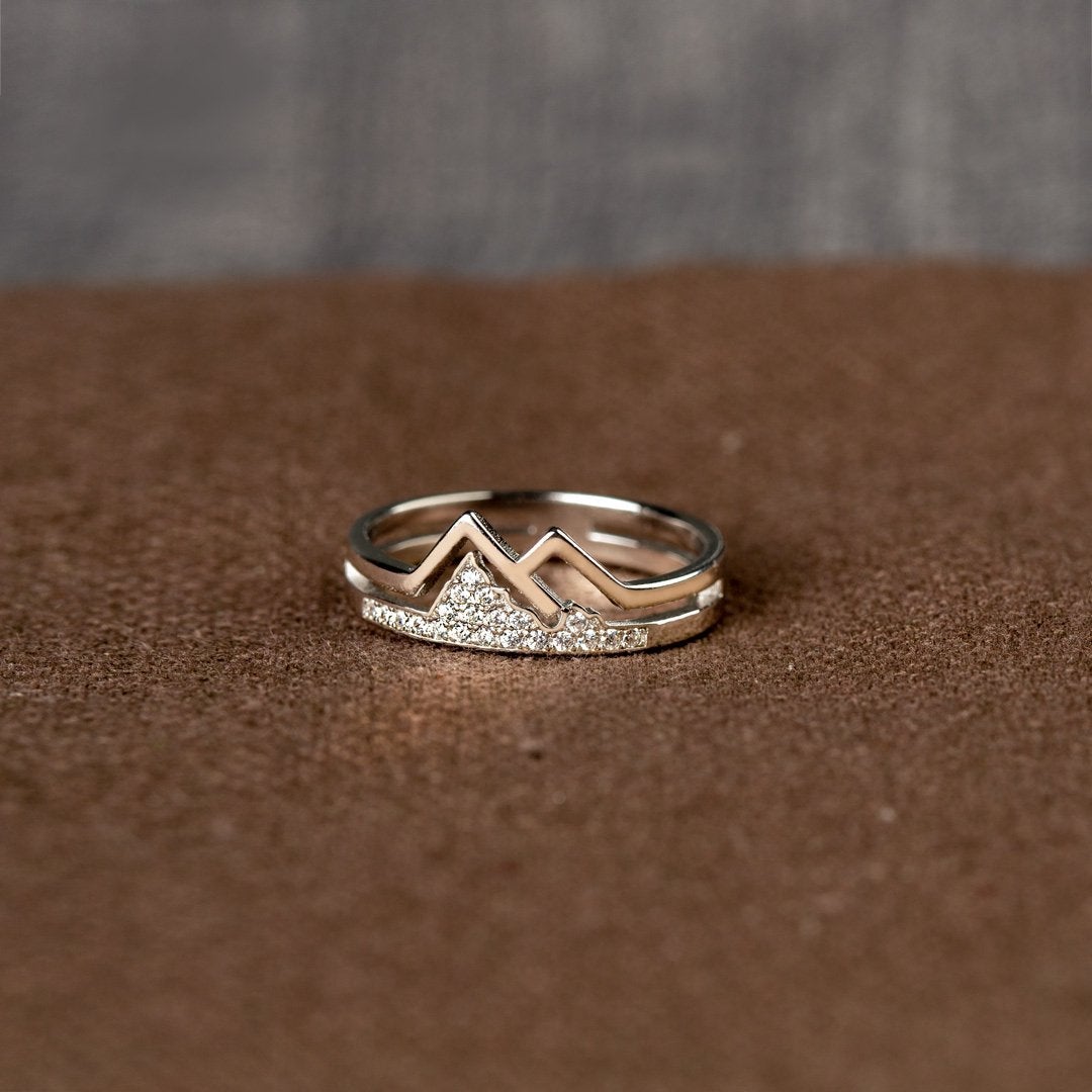 Try Again Pavé Mountain Ring