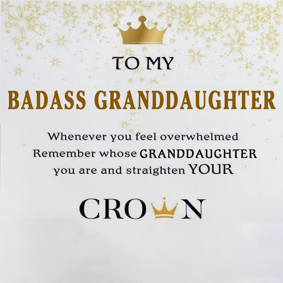 For Daughter - Whenever You Feel Overwhelmed...Crown Bracelet