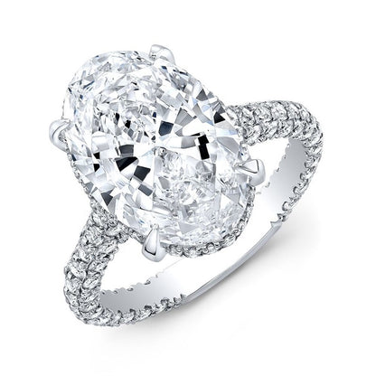 The Ring of Your Dreams - Oval Solitaire Moissanite Ring