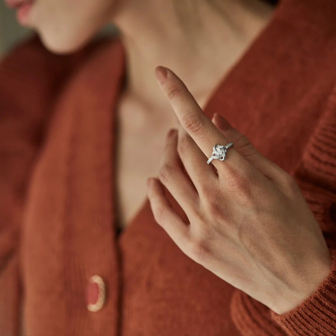 To My Beautiful Daughter - Forever Love Knot Ring