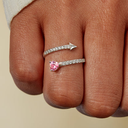 Your Heart Knows The Way Arrow & Heart Ring