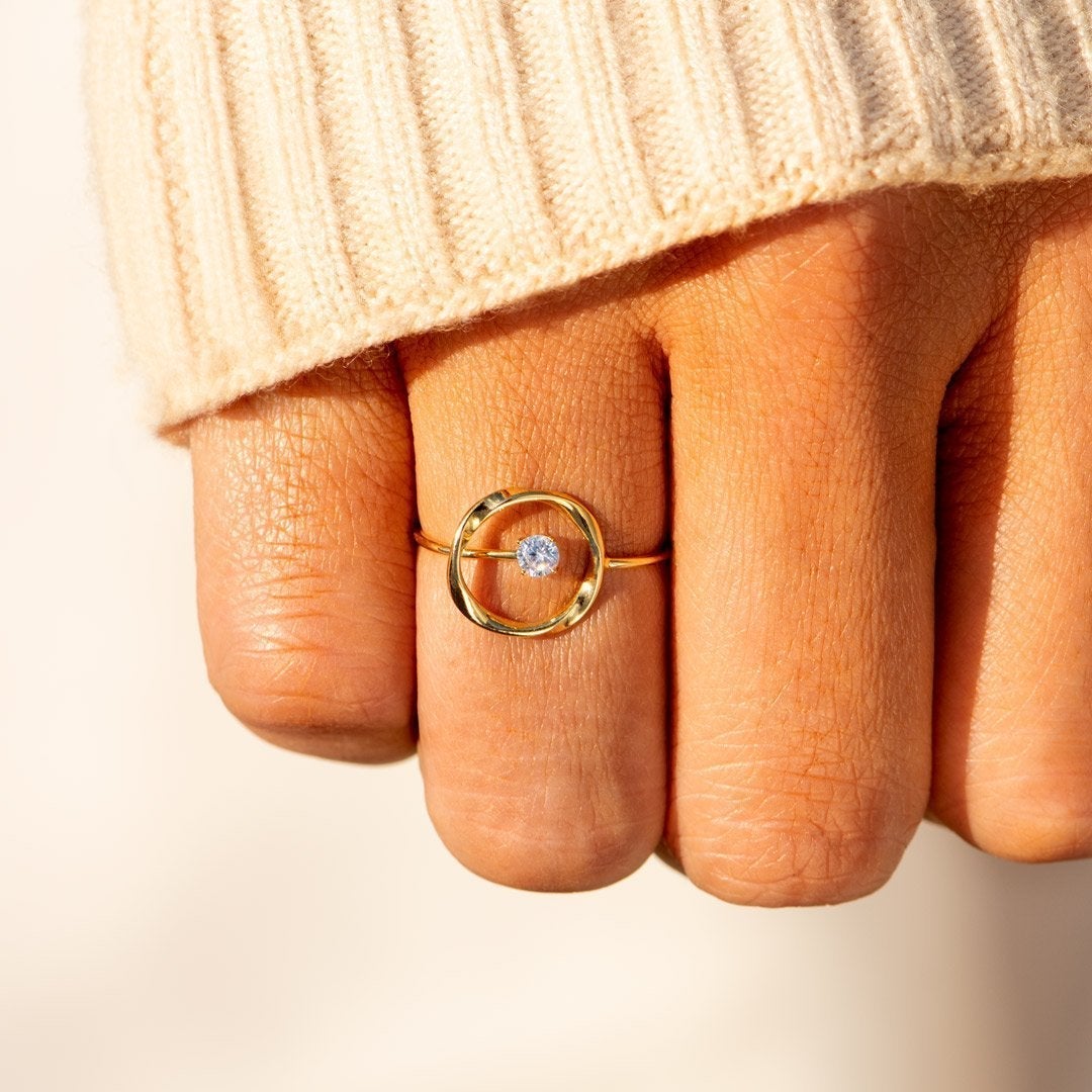 To My Wife My Universe Central Star Ring